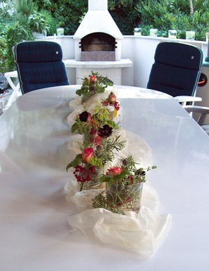Bild: Tischdeko von Vier Jahreszeiten Floristik in Lübeck Travemünde